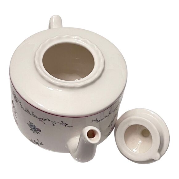 American Girl Pleasant Company TEAPOT & LID Samantha Porcelain Tea Pot 2PC Set - Picture 4 of 7